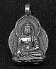Deity Pendant, Silver, Shakyamuni Buddha